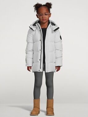 Moose Knuckles Kids Hooded Down Puffer Coat